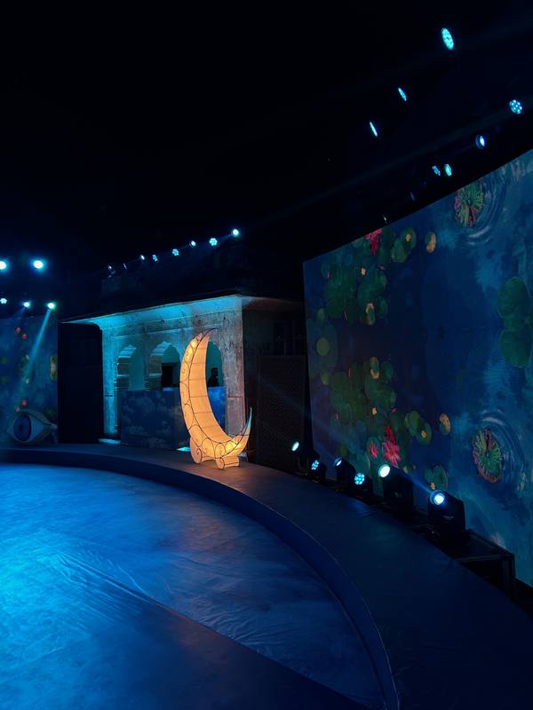 Bombay Tent event setup, photograph 1