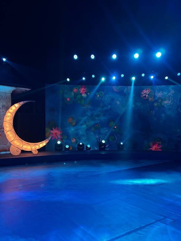 Bombay Tent event setup, photograph 2