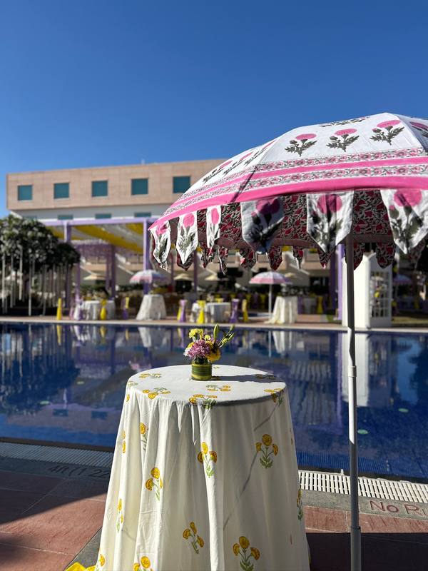 Bombay Tent event setup, photograph 10
