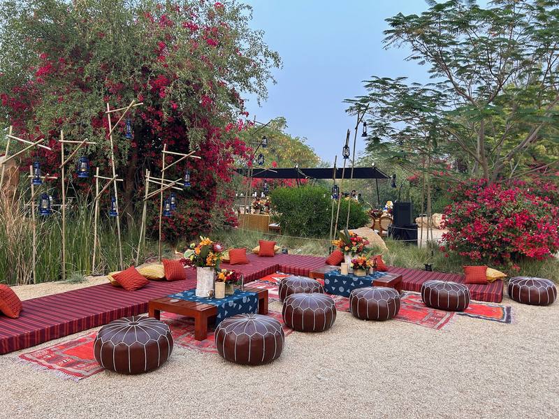 Bombay Tent event setup, photograph 15