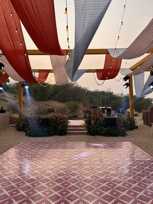Bombay Tent event setup, photograph 17