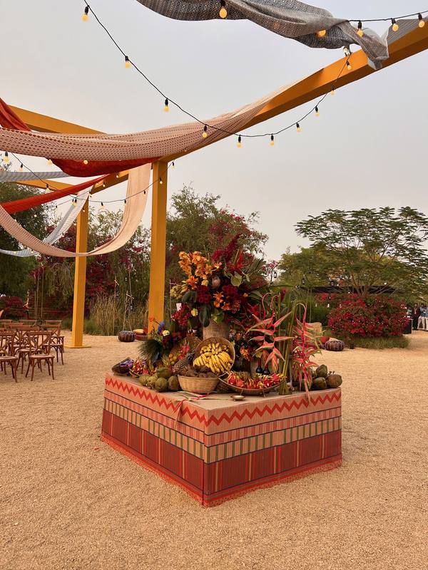 Bombay Tent event setup, photograph 18