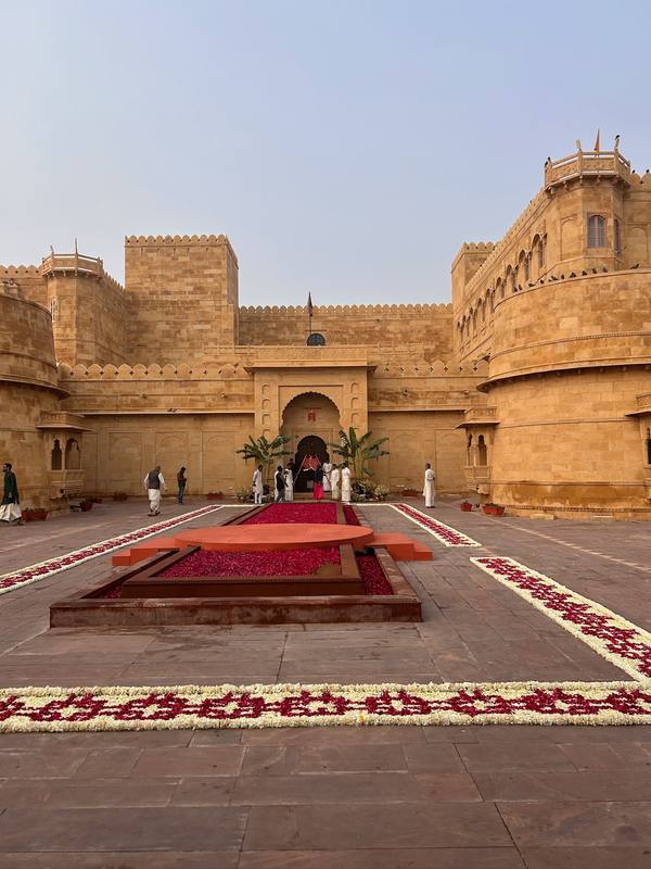 Bombay Tent event setup, photograph 19