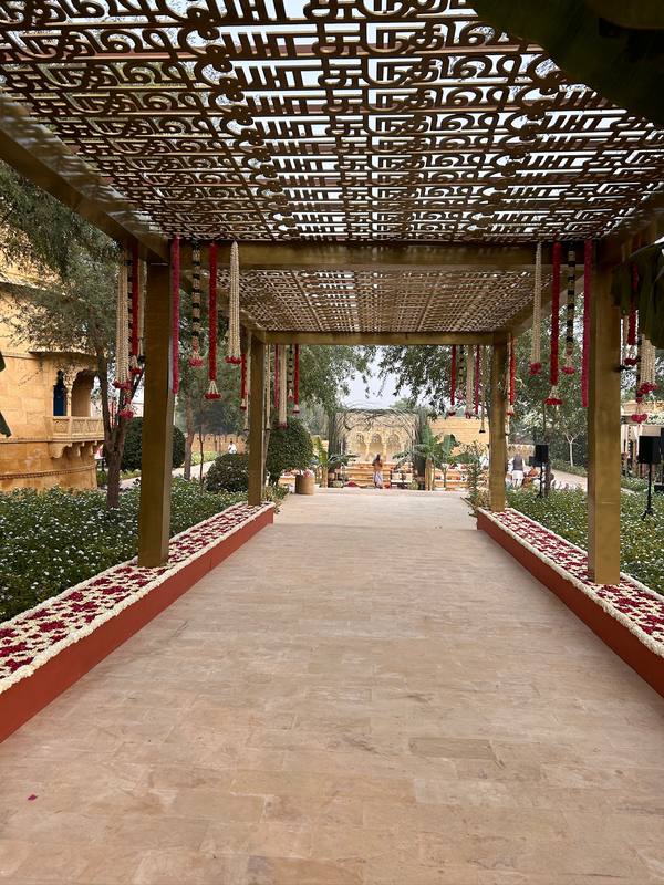 Bombay Tent event setup, photograph 25