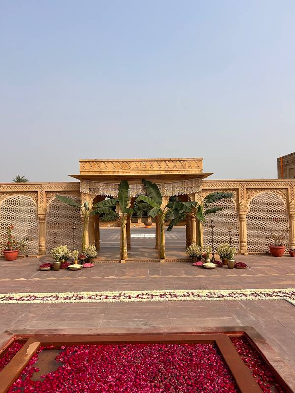 Bombay Tent event setup, photograph 31