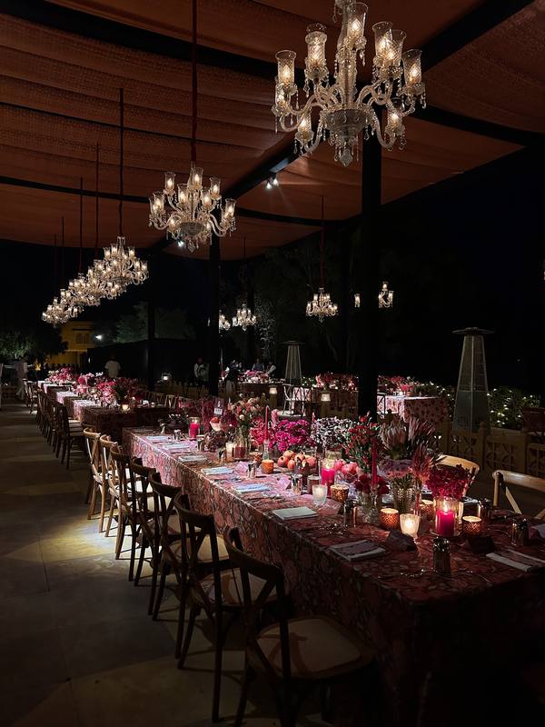 Bombay Tent event setup, photograph 36