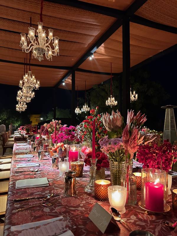 Bombay Tent event setup, photograph 37