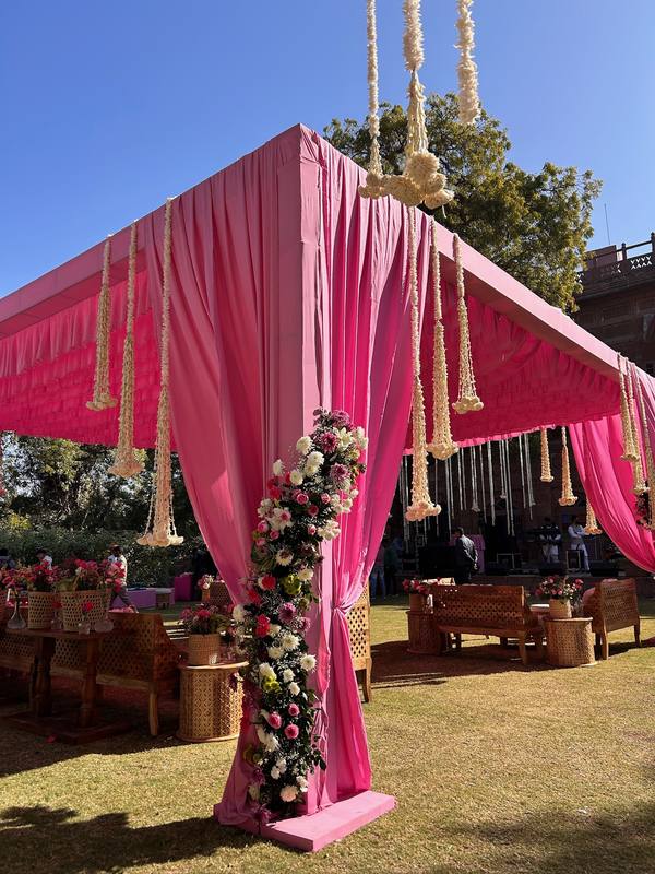 Bombay Tent event setup, photograph 58