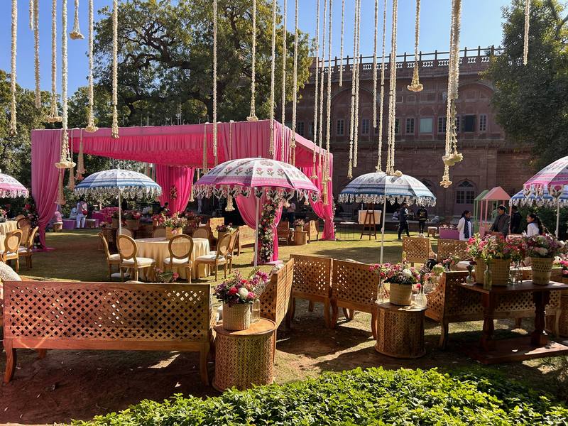 Bombay Tent event setup, photograph 63