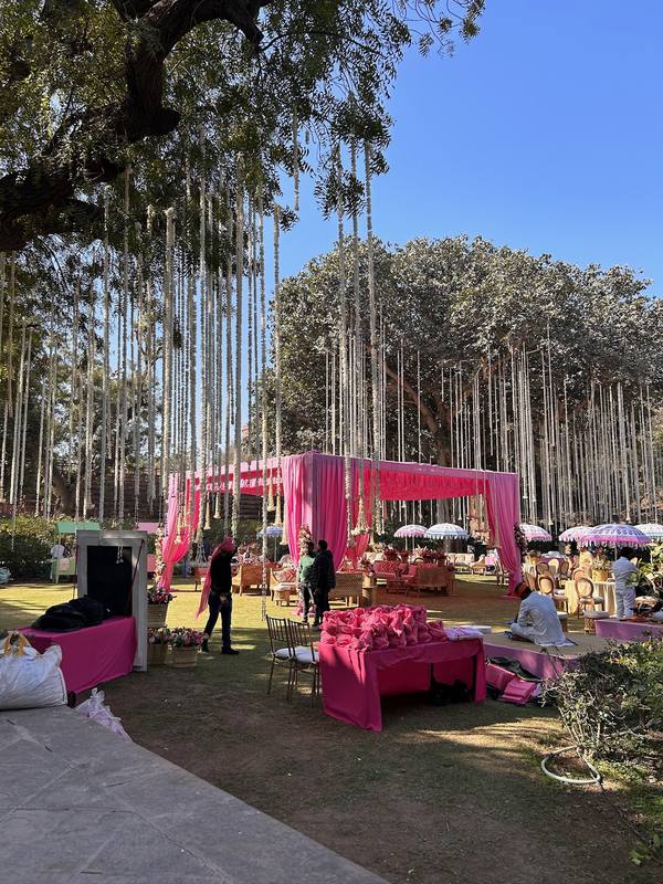 Bombay Tent event setup, photograph 65