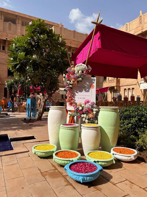 Bombay Tent event setup, photograph 76