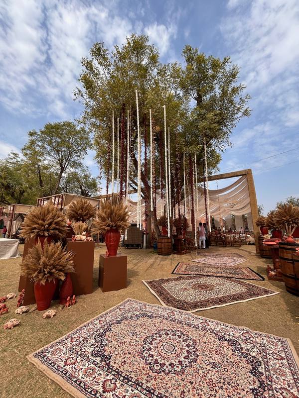 Bombay Tent event setup, photograph 86